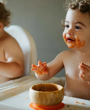 Avanchy Baby Boys And Girls Bamboo Plate And Spoon Set - Image 2