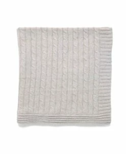 3 Stories Trading Baby Mode Signature Baby Boys And Girls All Cotton Cable Knit Blanket