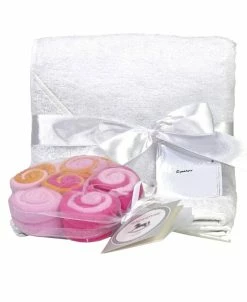 Baby Mode Signature 3 Stories Trading Terry Cloth Hooded Baby Towel And 12 Washcloth Gift Set