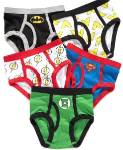 DC COMICS Justice League 5-Pk. Cotton Briefs, Little Boys & Big Boys