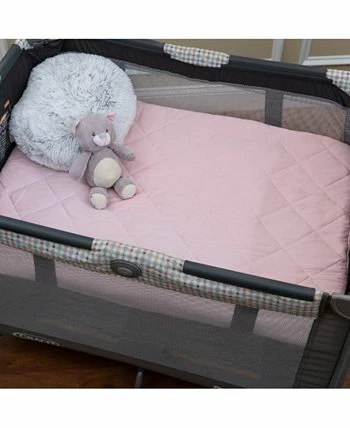 Ely's & Co. Water Resistant Quilted Playard Pack N Play Sheet With Heat Protection - Image 2