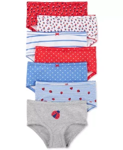 Carter's™ Little & Big Girls 7-Pk. Ladybug Underwear