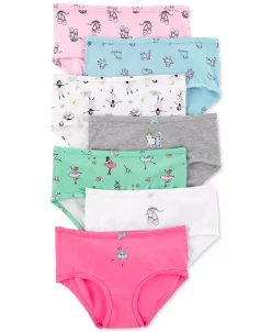 Carter's™ Little & Big Girls 7-Pk. Ballet Underwear