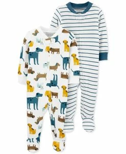Carter's™ Baby Boys 2-Pk. Cotton Footie Coveralls