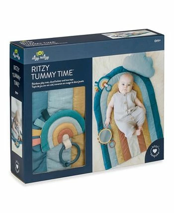 Itzy Ritzy Tummy Time Rainbow Play Mat - Image 2