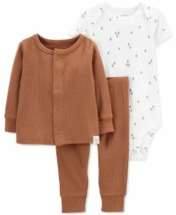 Carter's™ Baby Boys Or Baby Girls Bodysuit, Cardigan And Pants, 3 Piece Set
