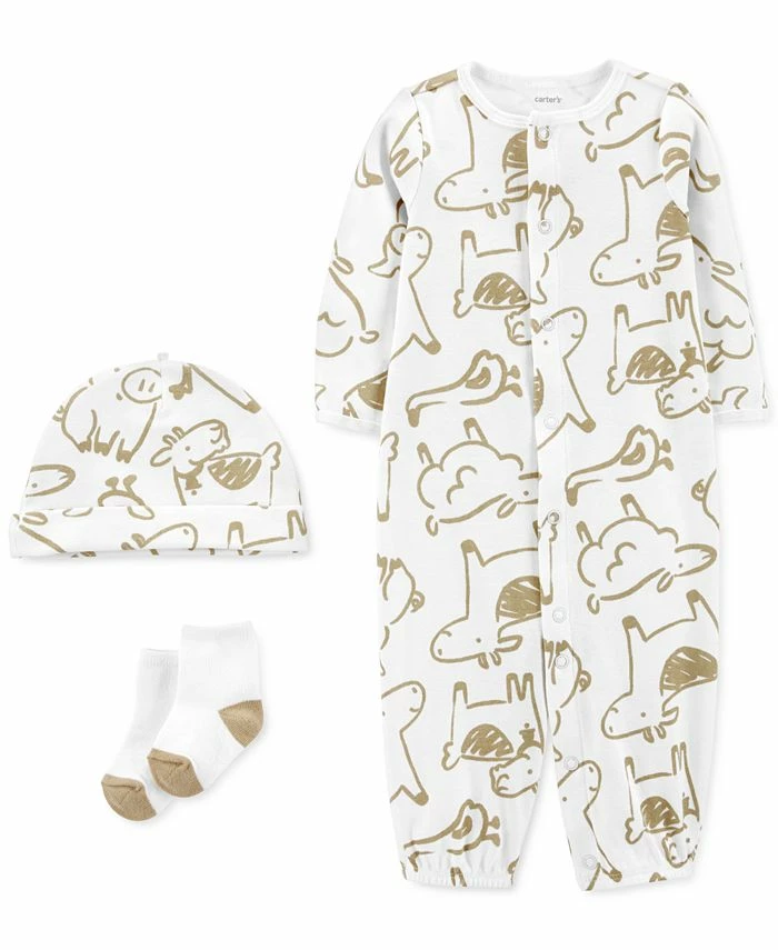 Carter's™ Baby Boys Or Baby Girls Take Me Home Converter Gown, 3 Piece Set