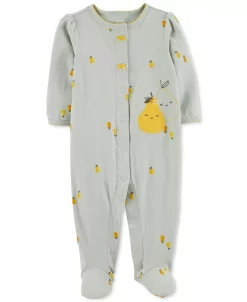 Carter's™ Baby Girls Snap Up Footed Sleep And Play