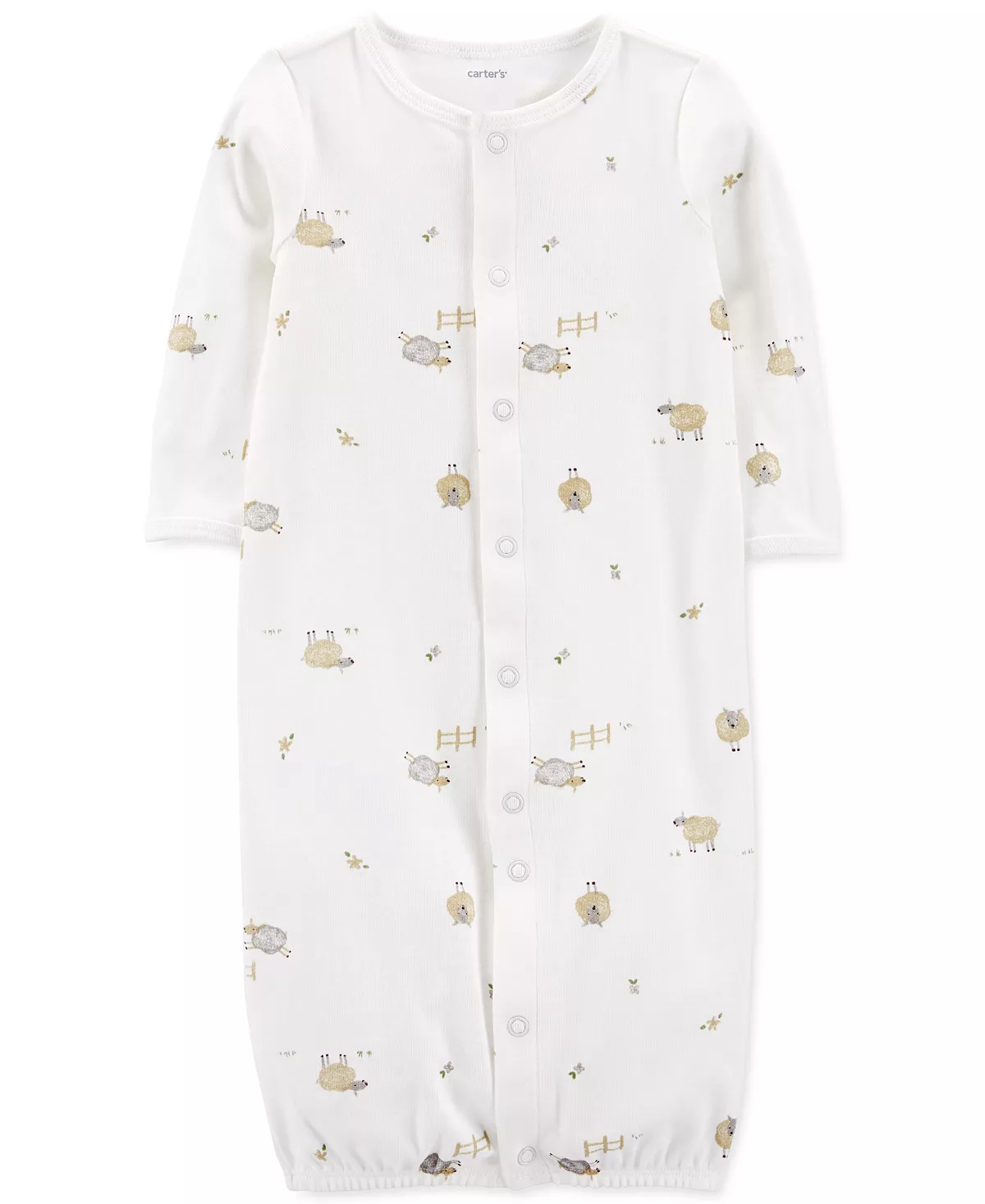 Carter's™ Baby Boys Or Baby Girls Take Me Home Converter Gown, 3 Piece Set - Image 5