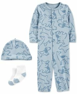Carter's™ Baby Boys Take Home Converter Gown Set With Hat And Socks, 3 Piece Set