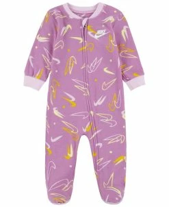 Nike Baby Girls Footed Coverall