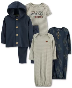 Carter's™ Baby Boys Cardigan Set & Sleep Gowns Separates