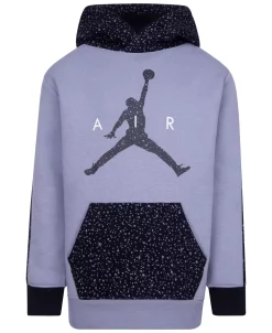 Jordan Boys Air Speckled Pullover Hoodie, Created For Macy's