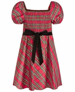 INC International Concepts Little Girls Plaid Midi Dress, Created For Macy's