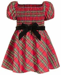 INC International Concepts Toddler Girls Plaid Midi Dress, Created For Macy's