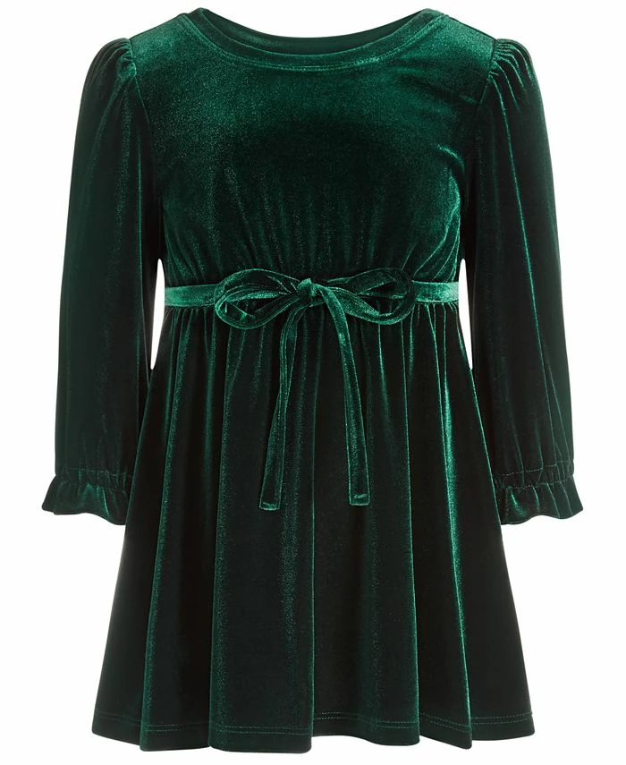 INC International Concepts Toddler Girls Velour Midi Dress, Created For Macy's