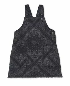 COTTON ON Little Girls Superman License Denim Pinafore