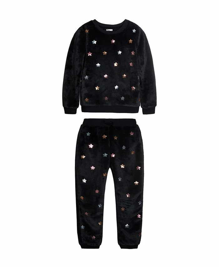 Epic Threads Oddler Girls Star Cozy Sweatshirt And Pant Set, Created For Macy's