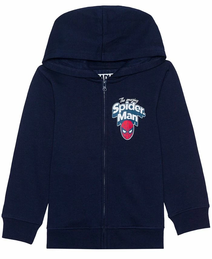 Marvel Hybrid Little Boys Spiderman Fleece 3 Piece Set - Image 4
