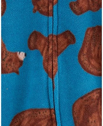 Carter's™ Baby Boys Bear Zip-Up Fleece Sleep And Play - Image 2