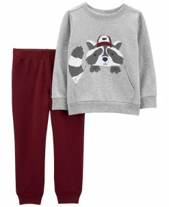 Carter's™ Baby Boys Raccoon Pullover And Joggers, 2 Piece Set