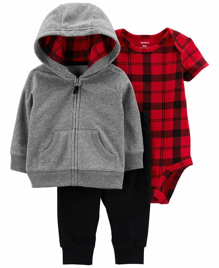 Carter's™ Baby Boys Little Jacket, Bodysuit And Pants, 3 Piece Set