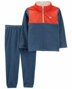Carter's™ Baby Boys Color Block Pullover And Joggers, 2 Piece Set