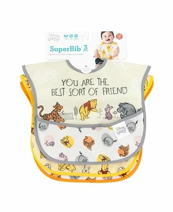 Bumkins 3-Pack SuperBib Waterproof Baby Bibs - Image 2