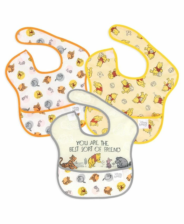 Bumkins 3-Pack SuperBib Waterproof Baby Bibs