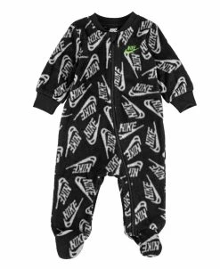 Nike Baby Boys Or Baby Girls Cozy Futura Print Footed Coverall