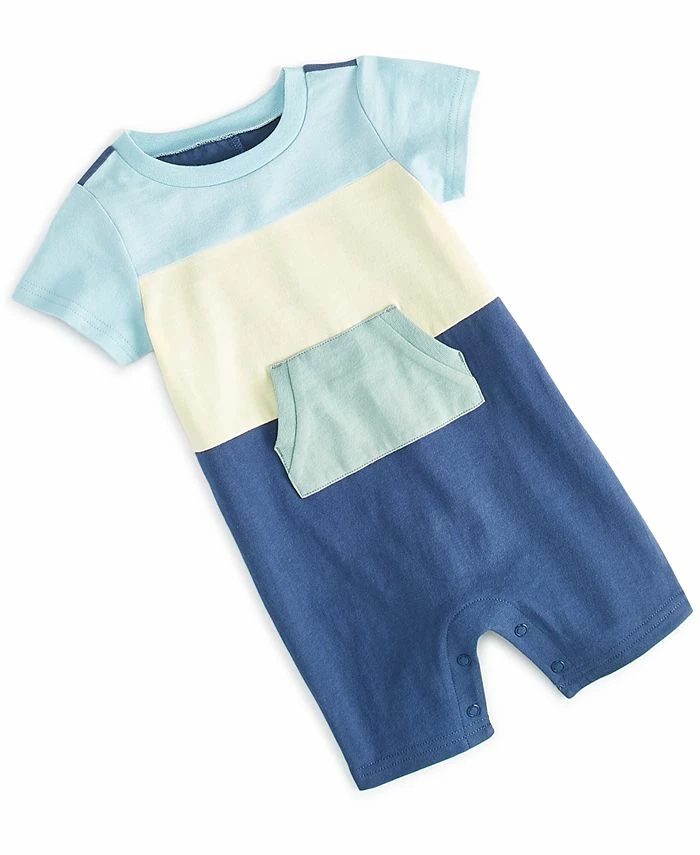 First Impressions Baby Boys Colorblocked Sunsuit, Created For Macy's