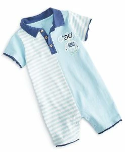 First Impressions Baby Boys Cool Robot Sunsuit, Created For Macy's
