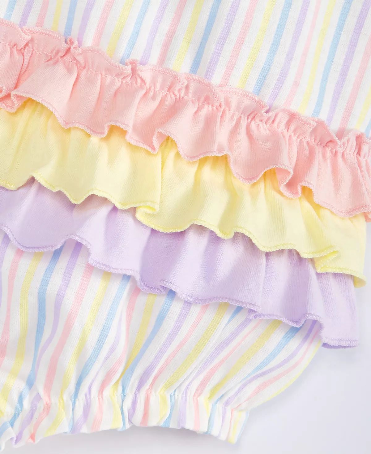 First Impressions Baby Girls Sally Stripe Sunsuit, Created For Macy's - Image 3