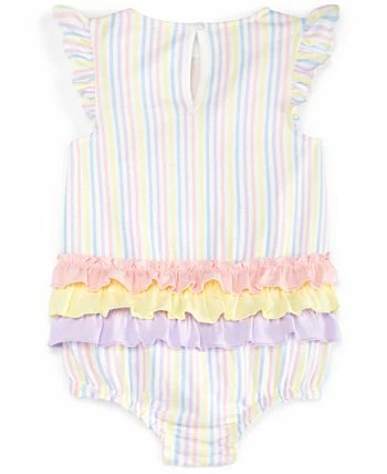 First Impressions Baby Girls Sally Stripe Sunsuit, Created For Macy's - Image 2