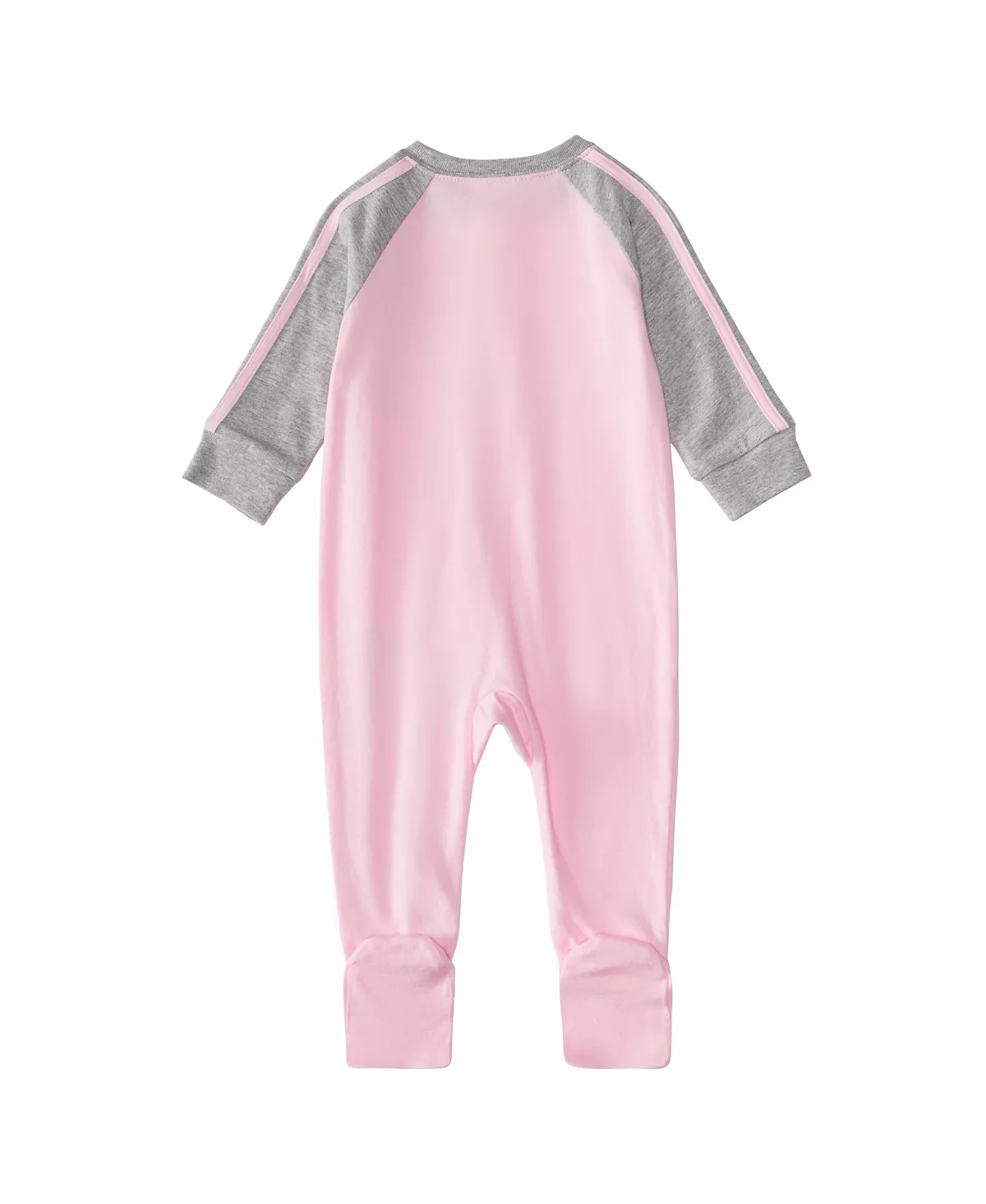 ADIDAS Baby Girls Long Sleeve Zipper Raglan Footies - Image 2