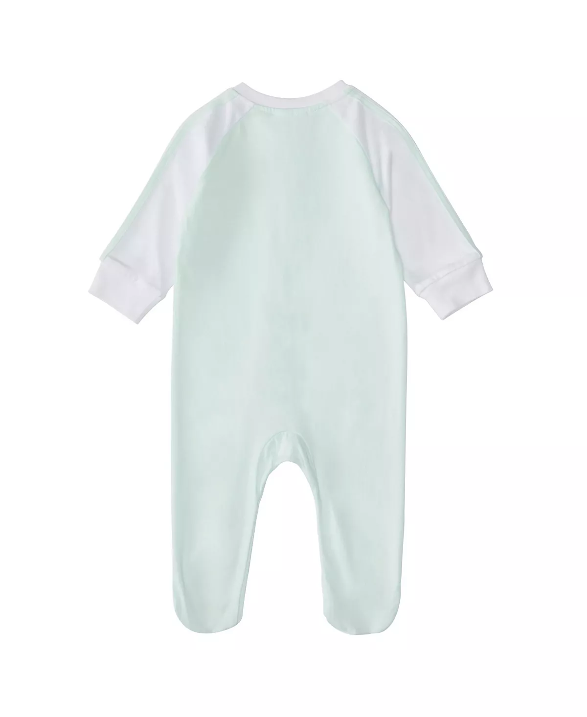 ADIDAS Baby Girls Long Sleeve Zipper Raglan Footies - Image 3