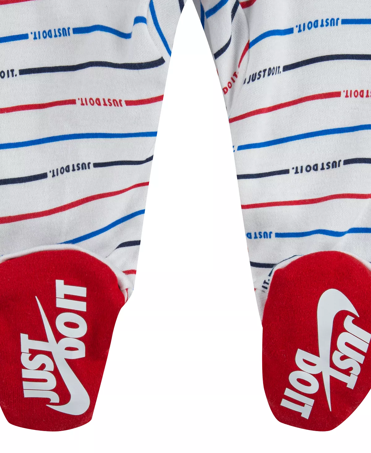 Nike Baby Boys Striped Footed Coverall - Image 4