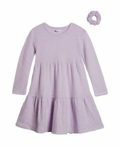 Epic Threads Big Girls Tiered Dress With Scrunchie, Created For Macy's