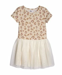 Epic Threads Little Girls Short Sleeve Leopard Play Dress, Created For Macy's