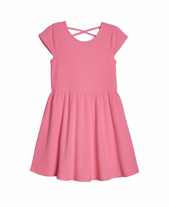 Epic Threads Little Girls Cross Back Skater Dress, Created For Macy's