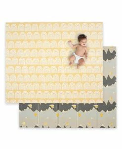 JumpOff Jo - Large Padded, Foam Play Mat For Baby 70 In. X 59 In. - Original