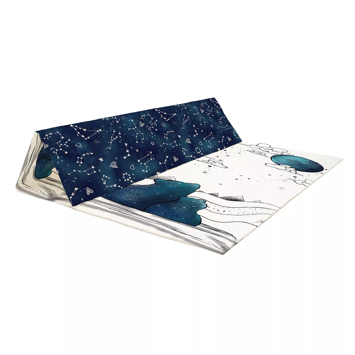 JumpOff Jo - Large Padded, Foam Play Mat For Baby 70 In. X 59 In. - Original 2 - Image 5