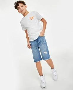 Epic Threads Skate Freestyle T-Shirt & Hampton Denim Shorts Separates, Created For Macy's