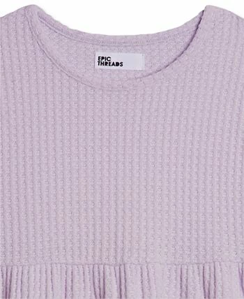 Epic Threads Big Girls Tiered Dress With Scrunchie, Created For Macy's - Image 3