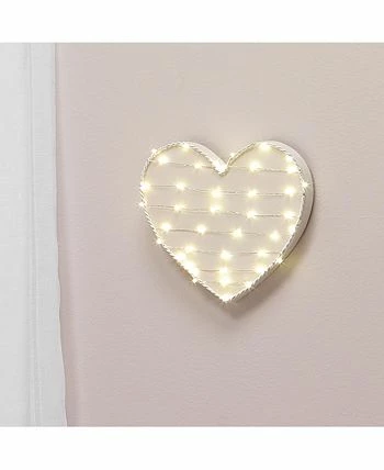 Lambs & Ivy Signature Heart LED Light Up Wall Decor/ Wall Hanging - Image 2