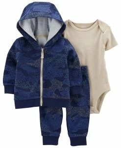 Carter's™ Baby Boys Little Jacket, Bodysuit And Pants, 3 Piece Set