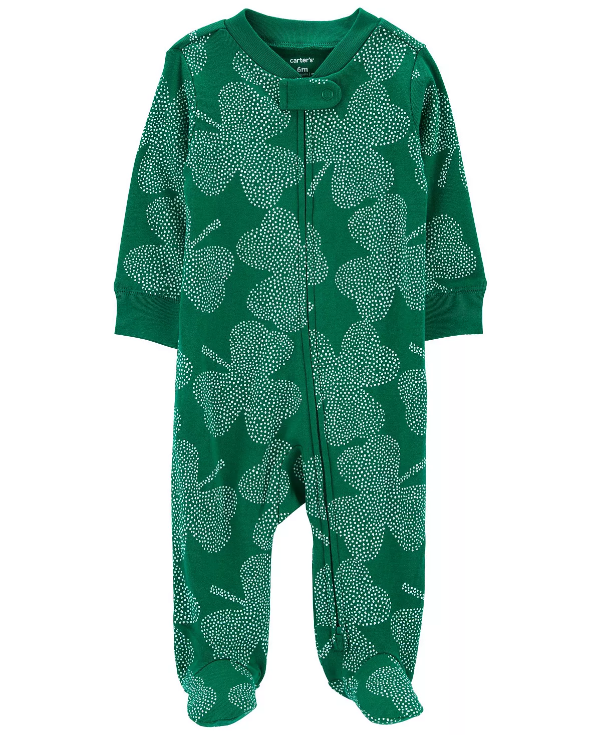 Carter's™ Baby Boys Or Baby Girls St. Patrick's Day 2 Way Zip Sleep And Play