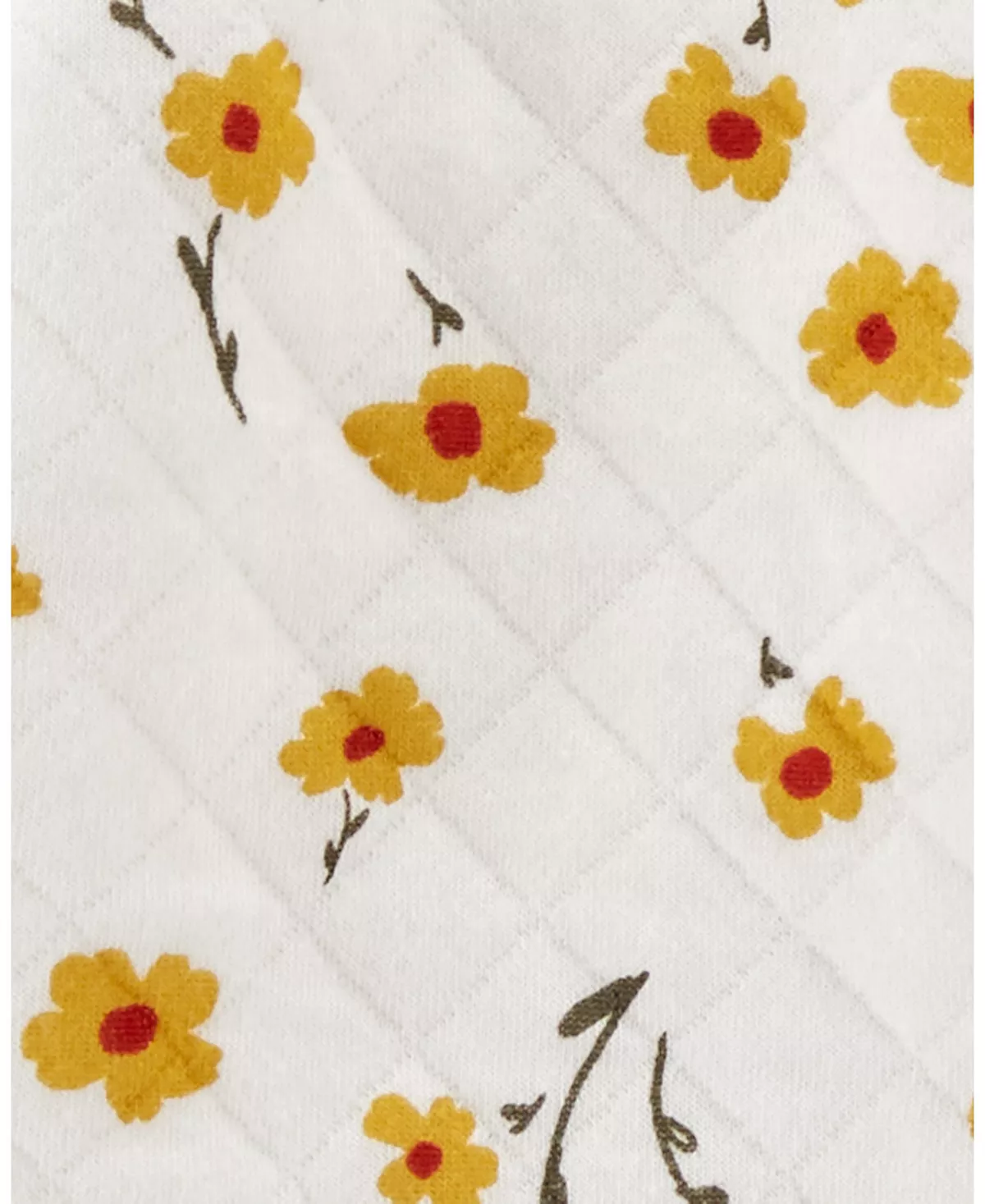 Carter's™ Baby Girls Quilted Little Cardigan, Bodysuit And Pants, 3 Piece Set - Image 3