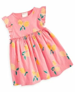 First Impressions Toddler Girls Lively Lemon Knit Dress, Created For Macy's