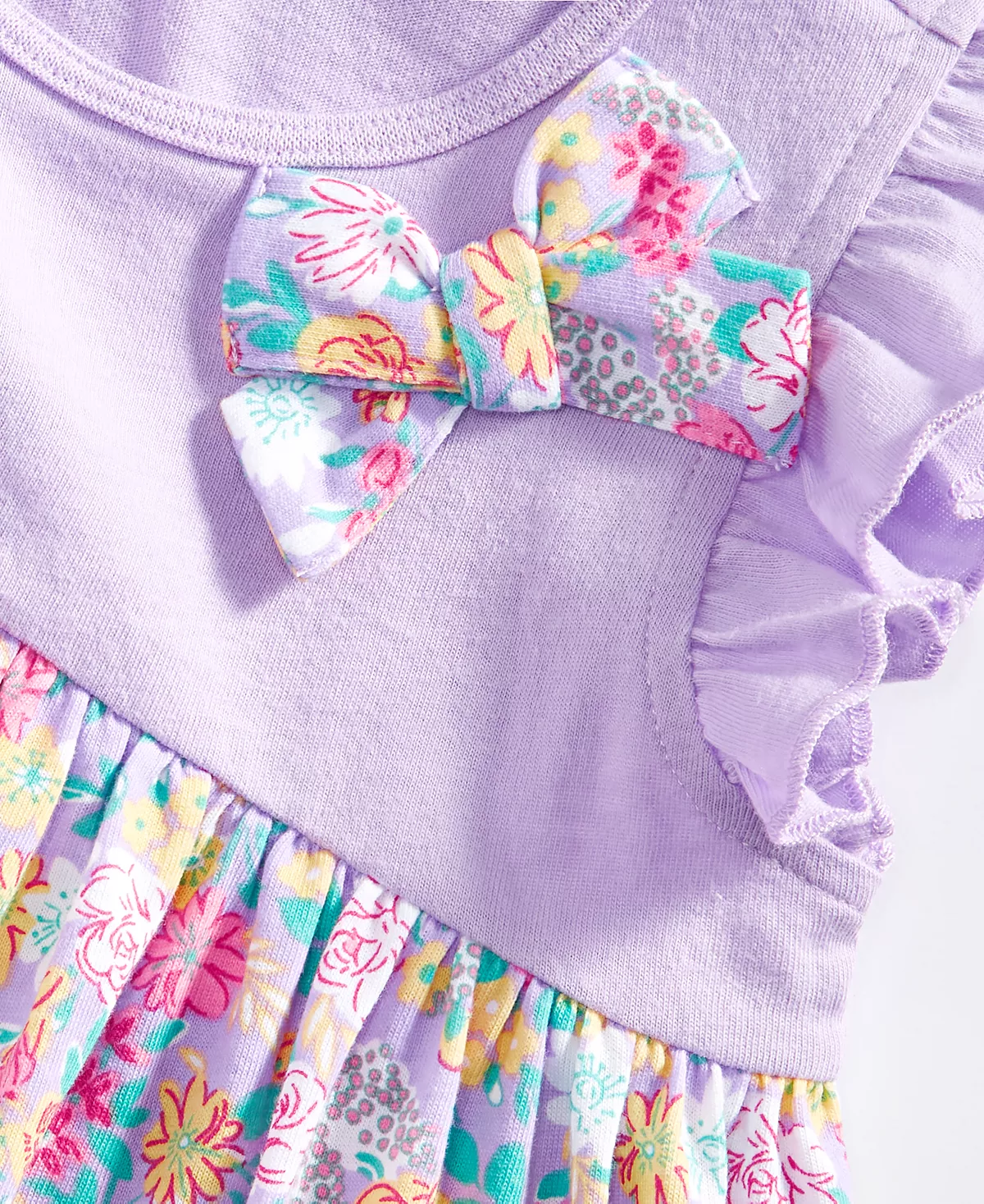 First Impressions Baby Girls Lavender Fields Knit Dress, Created For Macy's - Image 3